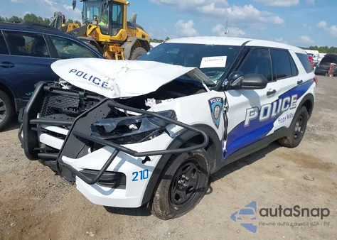 2024 Ford Police Interceptor из США, поврежденный, VIN 1FM5K8AB8RGA85670